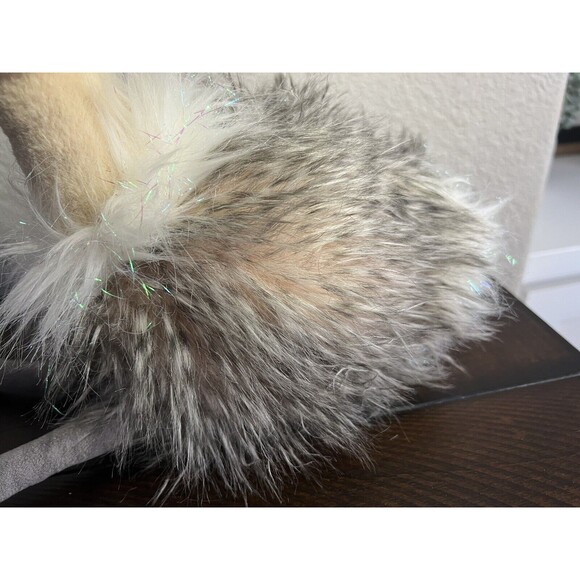 Purely Luxe OSTRICH 17" Plush Toy Sparkle Gray White Bird 2018 Stuffed Animal - Picture 2 of 9